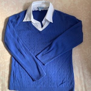 Adorable collared sweater